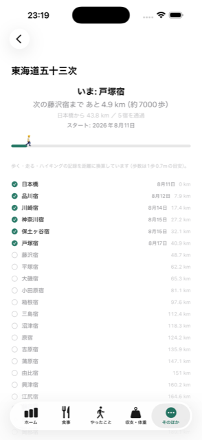 東海道五十三次画面